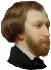 Alfred Louis Charles de Musset Portret Alfreda Musseta