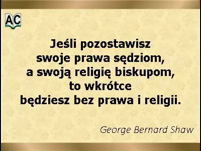 Cytat Bernard Shaw