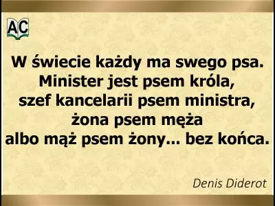 W świecie każdy ma swego psa