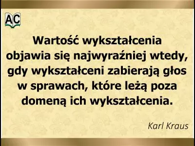 aforyzm Karla Krausa