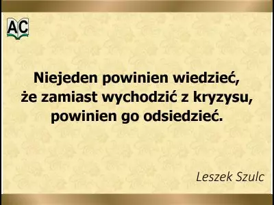Wychodzenie z kryzysu