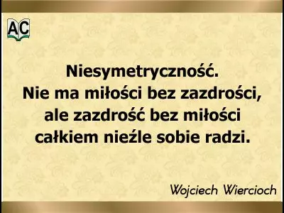 Nie ma miłości bez zazdrości