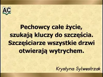 Pechowcy i szczęściarze