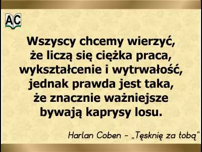 Harlan Coben, powieść: „Tęsknię za tobą”
