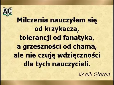 Khalil Gibran aforyzm
