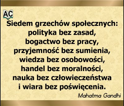 Siedem grzechów społecznych