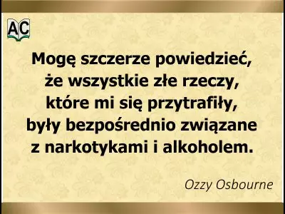 Ozzy Osbourne szczerze o życiu...