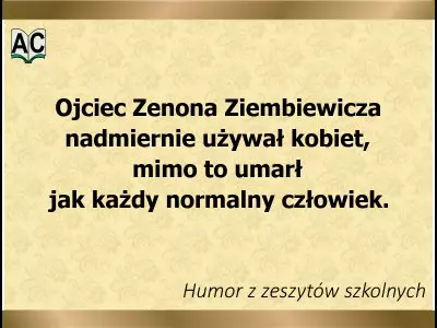 Humor z zeszytów szkolnych Granica Zofii Nałkowskiej