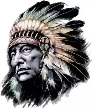 Wódz Indian Indianin